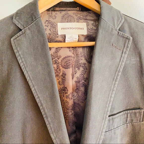 🍄 3/$30 Pronto Uomo Blazer Sports Coat Jacket - Picture 2 of 8